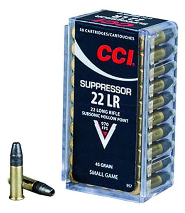 CCI 22LR Suppressor 22 LR 45gr